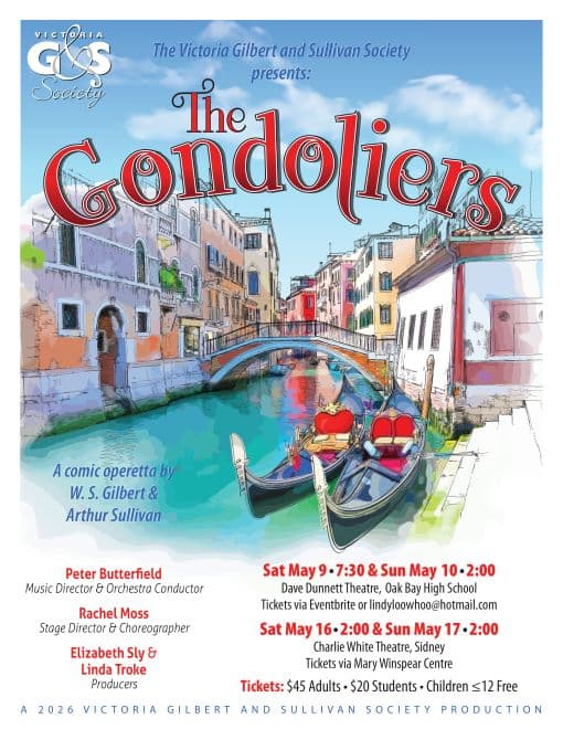 The Gondoliers at Dave Dunnet Theatre & Mary Winspear Centre