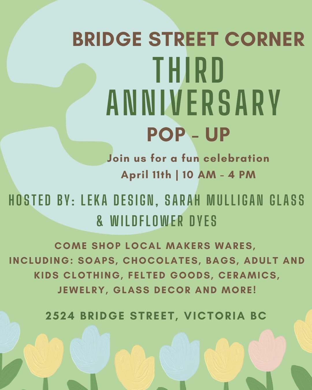 Bridge Street Corner Pop Up at 2524 Bridge Street, Victoria