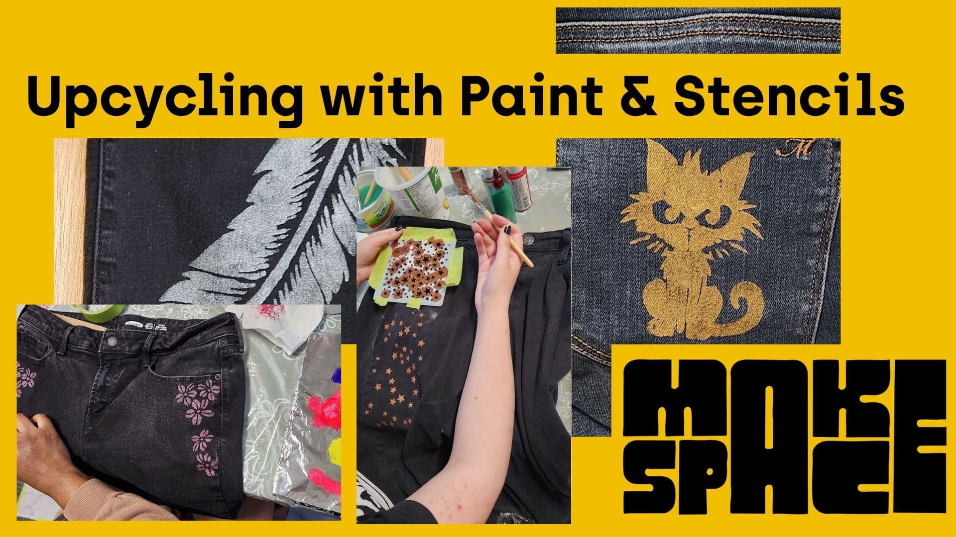 Upcycling with Paint & Stencils — Arts & Creative in Victoria