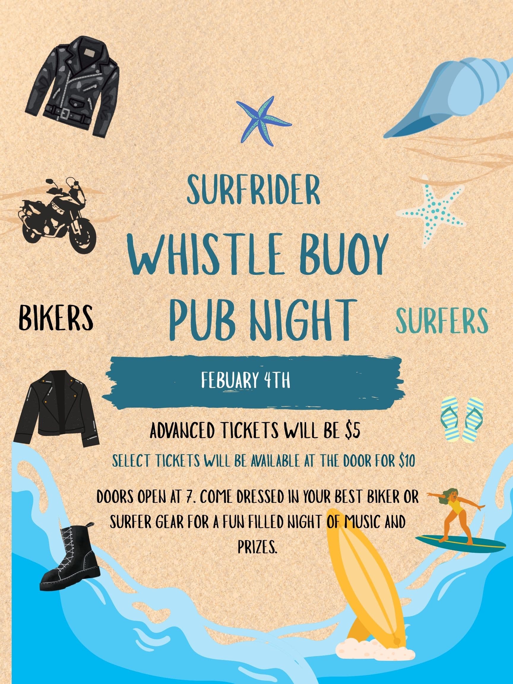 Surfrider x Whistle Buoy Pub Night at Whistle Buoy Brewing Company