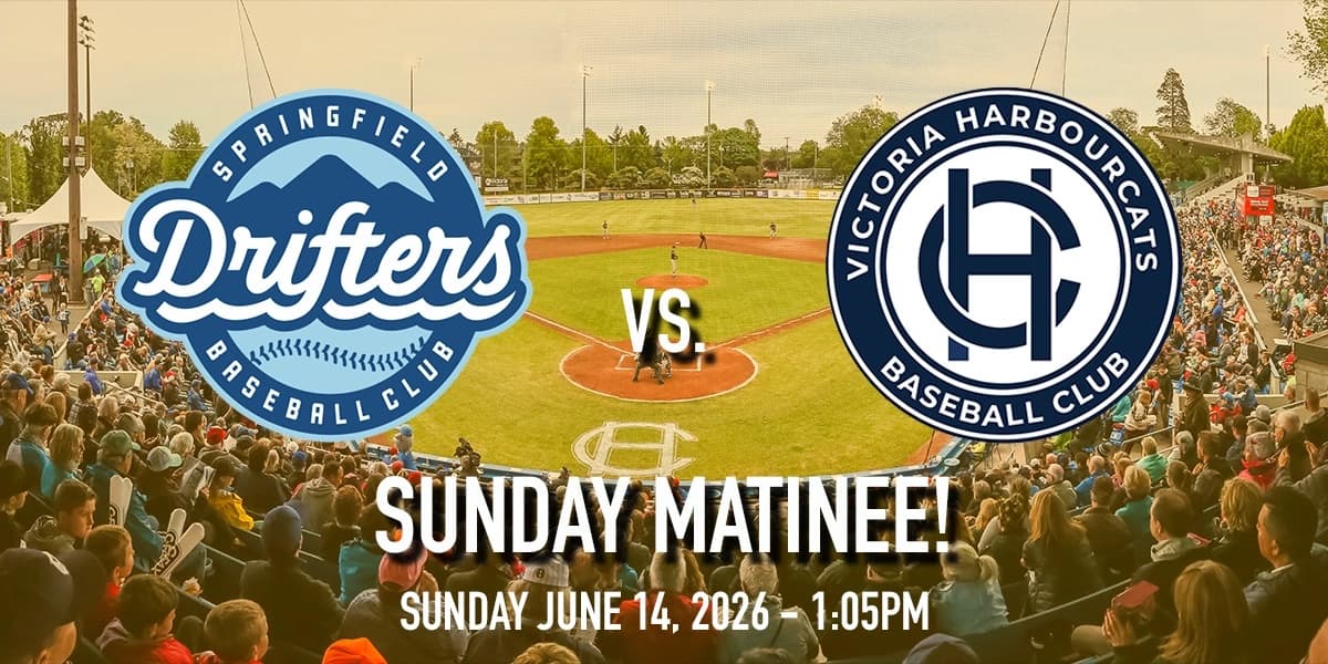 Springfield Drifters vs. Victoria HarbourCats - SUNDAY MATINEE — Sports & Athletics in Victoria