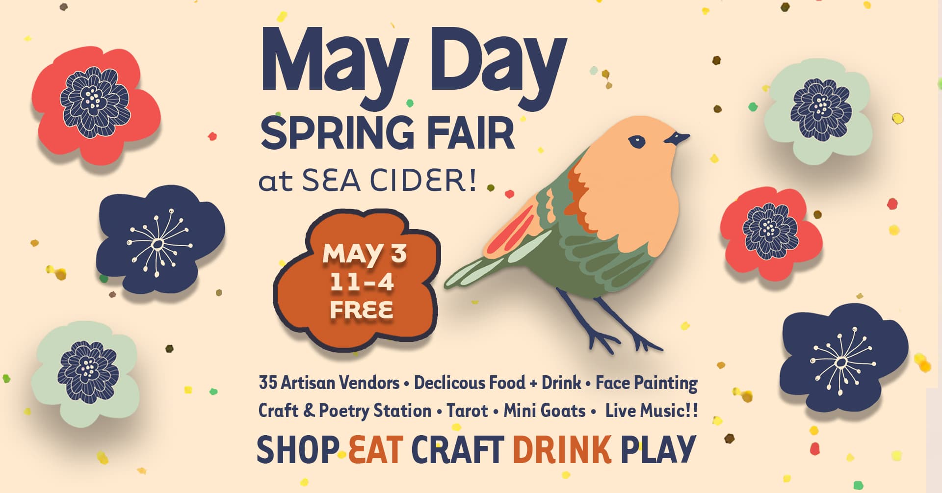 May Day Spring Fair at Sea Cider! at Sea Cider Farm & Ciderhouse
