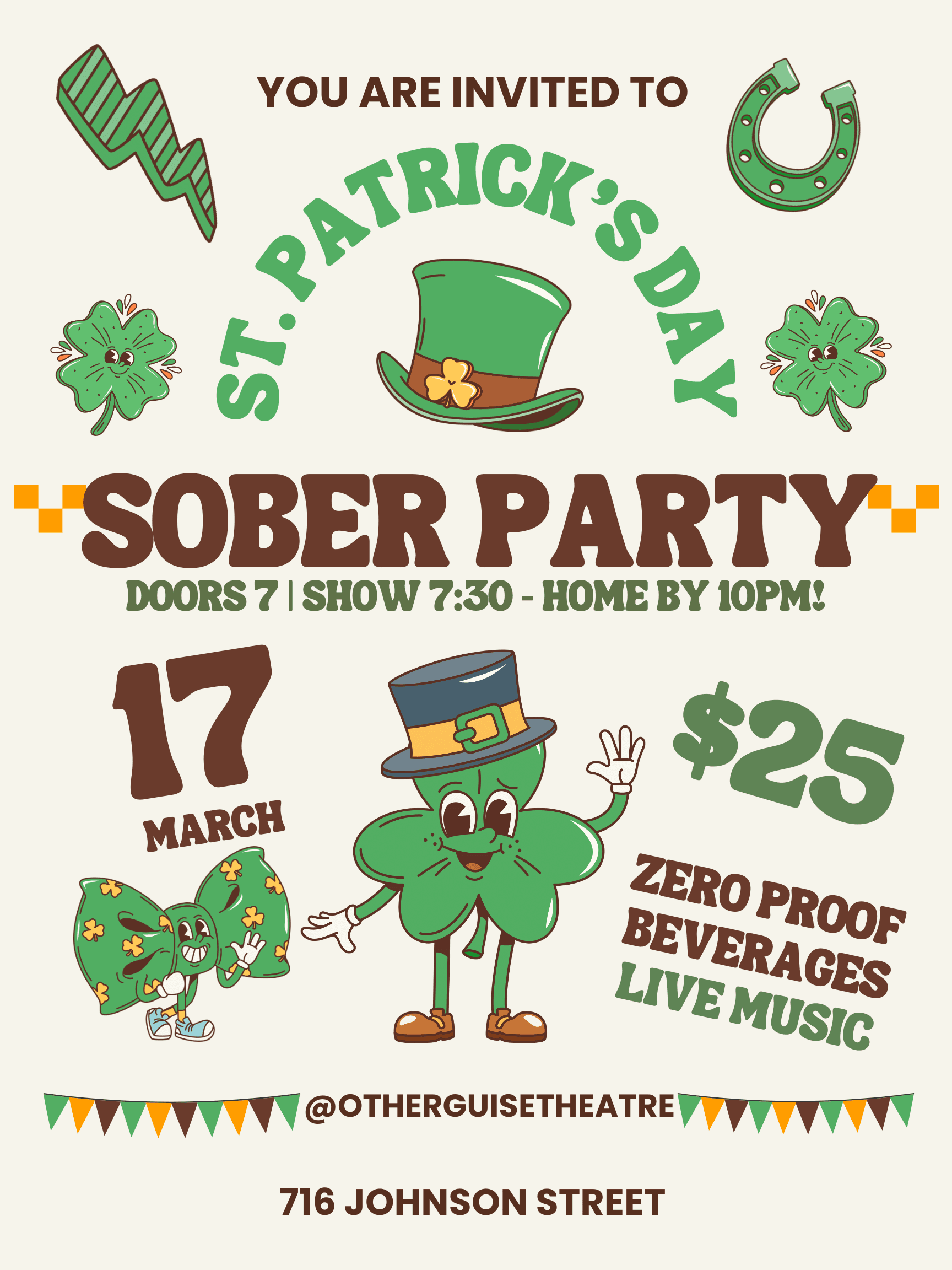 Sober St Patricks Day at Other Guise — Country & Folk in Victoria