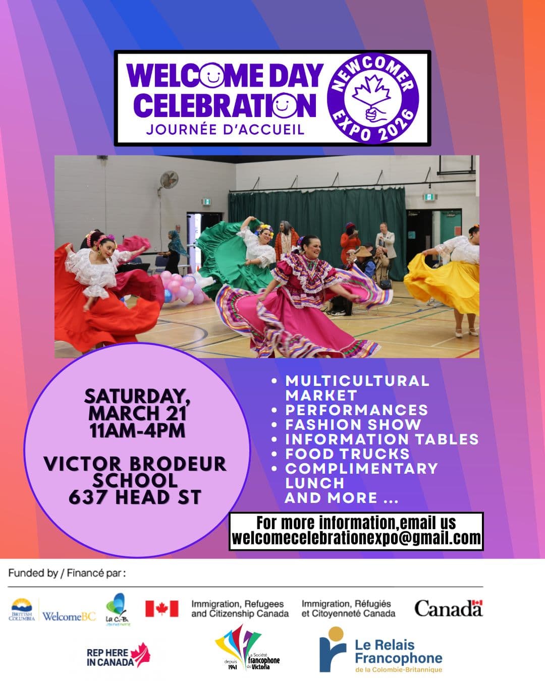 Welcome Day Celebration Expo — Community Events in Victoria