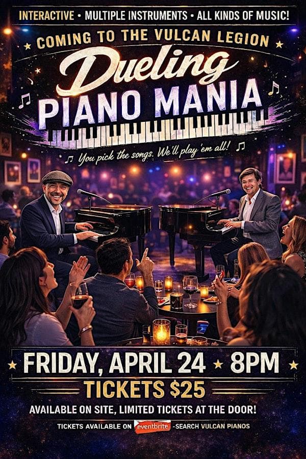 Dueling Piano Mania at Royal Canadian Legion Branch 21Vulcan