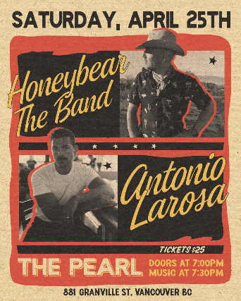 Antonio Larosa + Honeybear at The Pearl