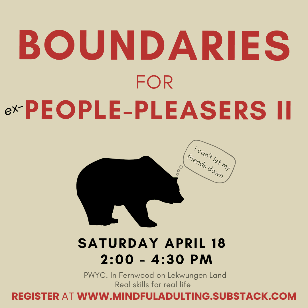 Boundaries for (Ex-)People-Pleasers II at 1921 Fernwood Rd