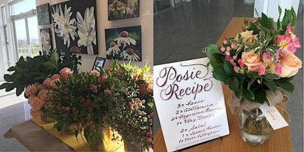 Hand-Tied Posies, A Flower Arranging Workshop at Arts and Culture Colwood Society