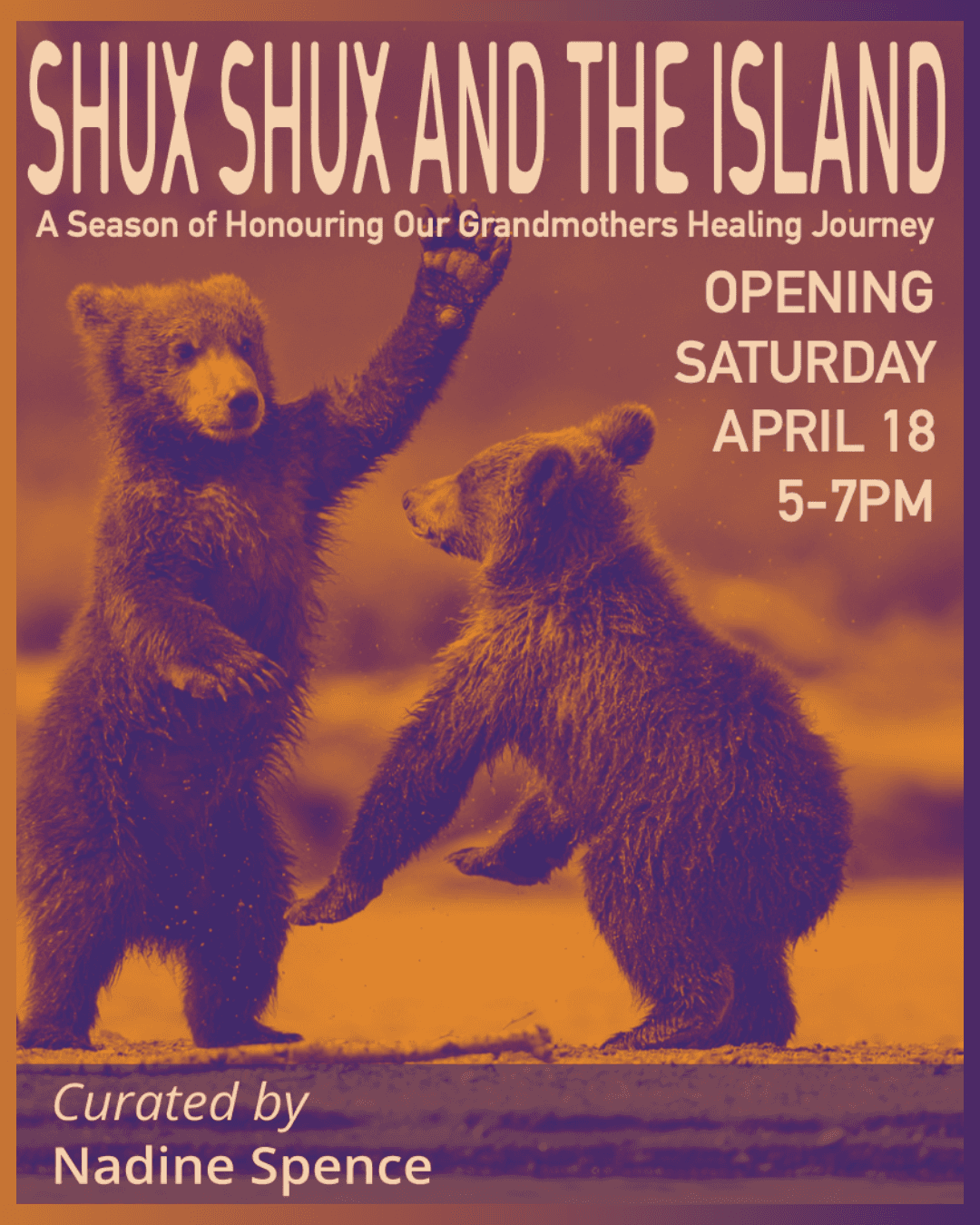 Shux Shux and the Island Opening Reception at Open Space Art Society, 510 Fort Street, 2nd Floor