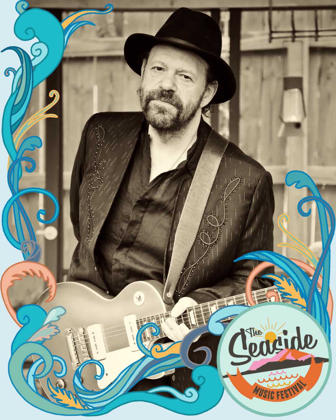Colin Linden At The Seaside Music Festival at Army, Navy & Air Force #302 Sidney