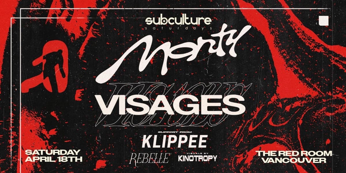 Monty & Visages At Subculture Saturdays at The Red Room