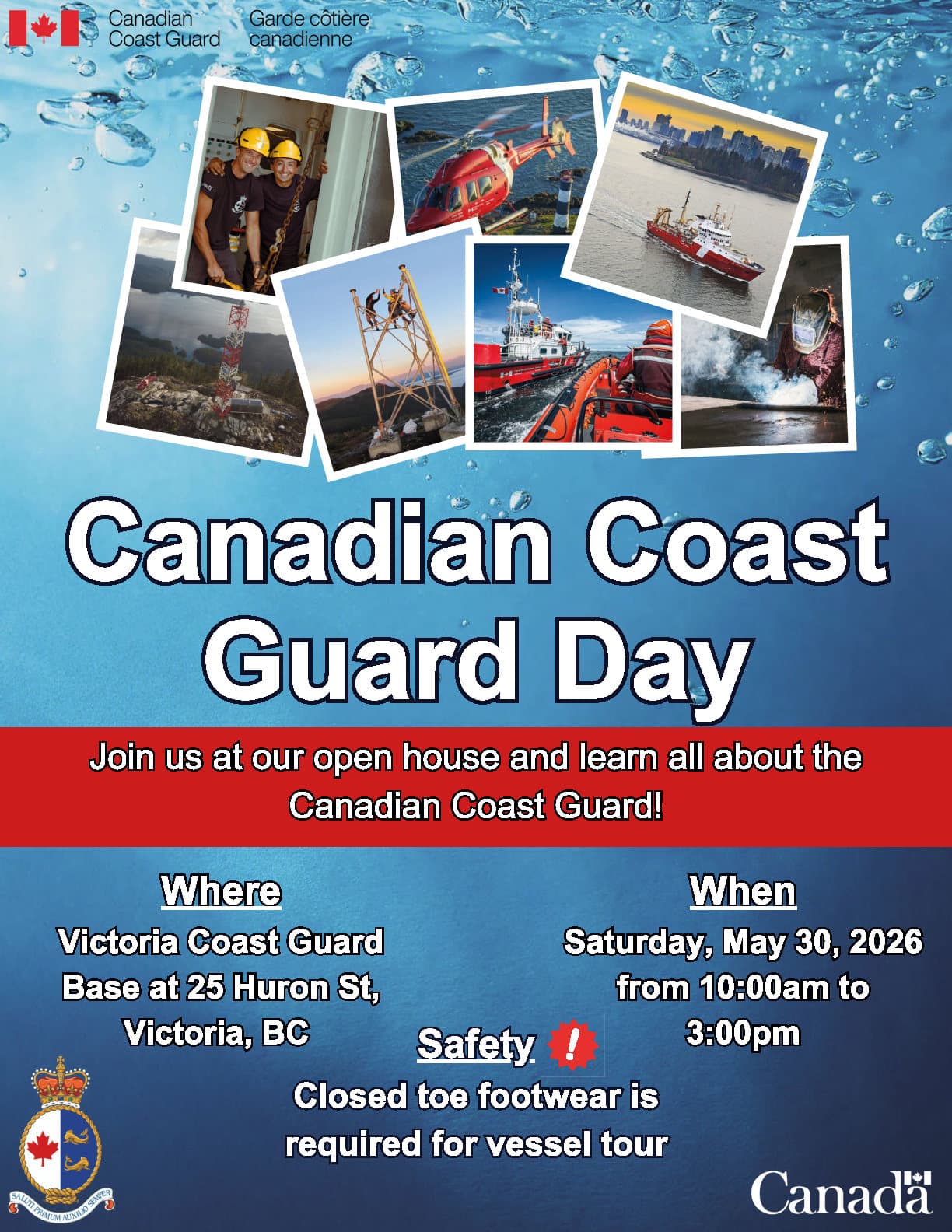 Canadian Coast Guard Day – Open House at 25 Huron Street