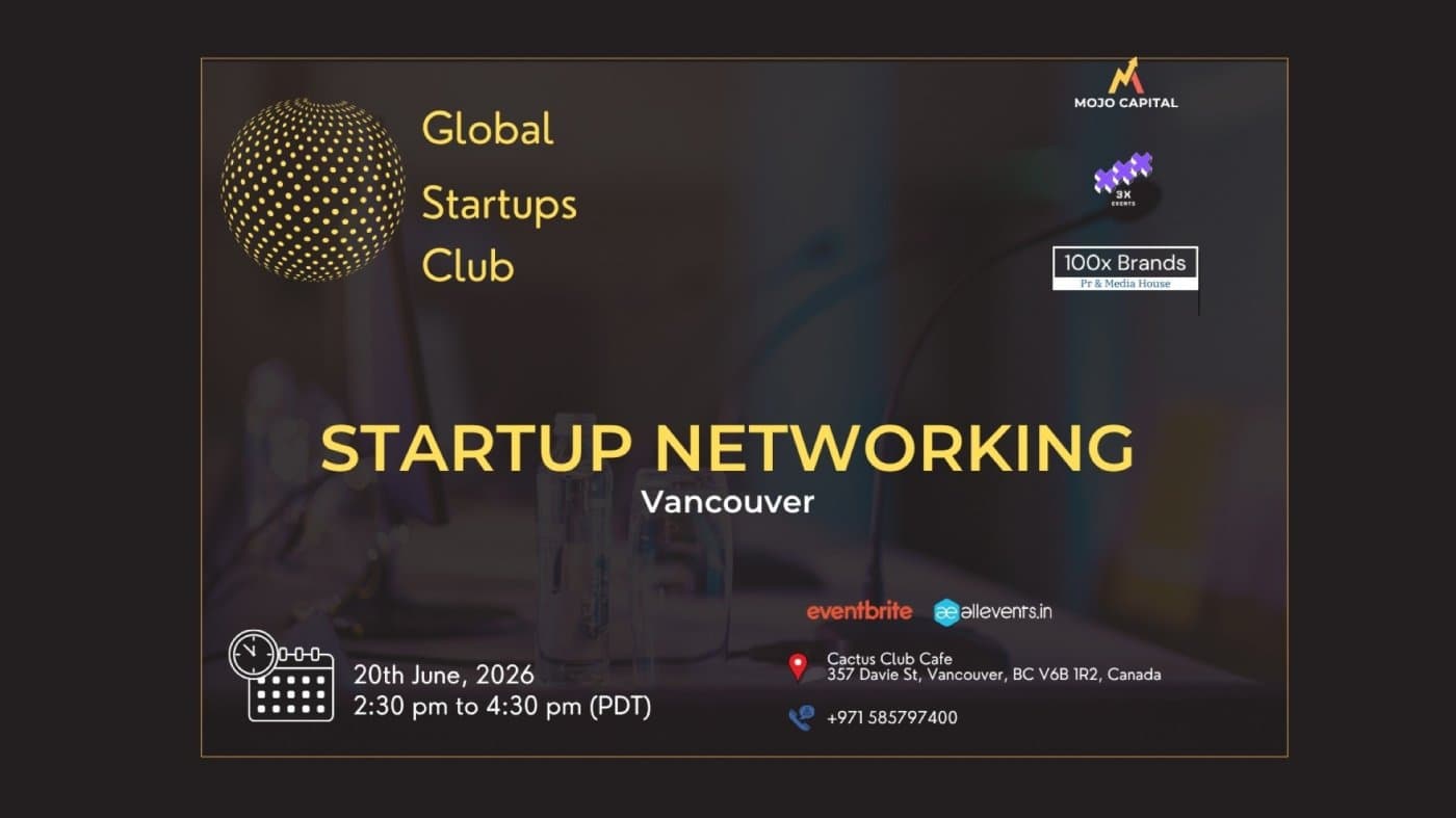 Global Startups Club L Startup Networking Vancouver 2026 — Tech & Networking in vancouver