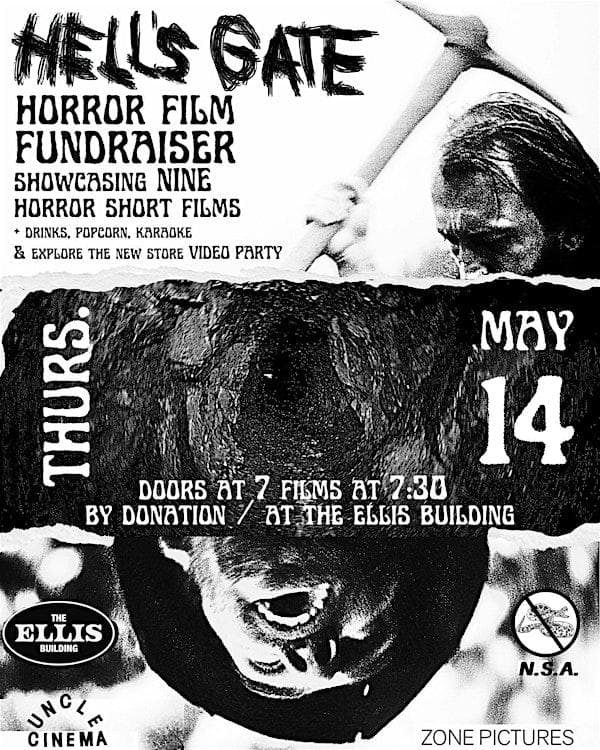 Hell's Gate Horror Film Night at The Ellis Building