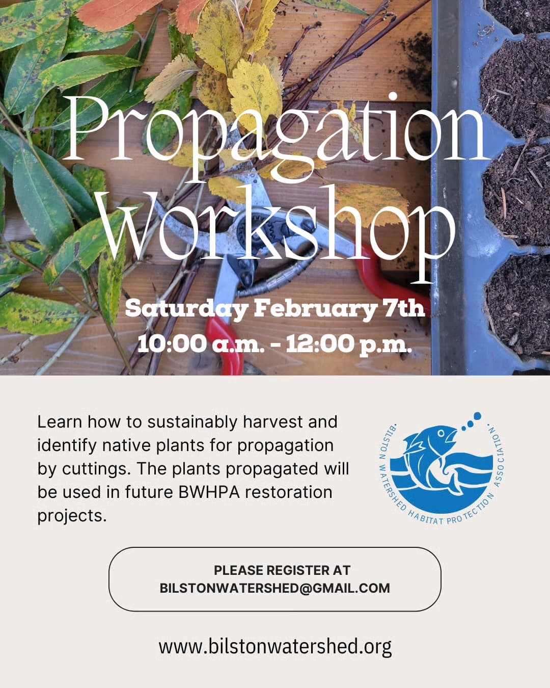 Plant Propagation Workshop at Langford