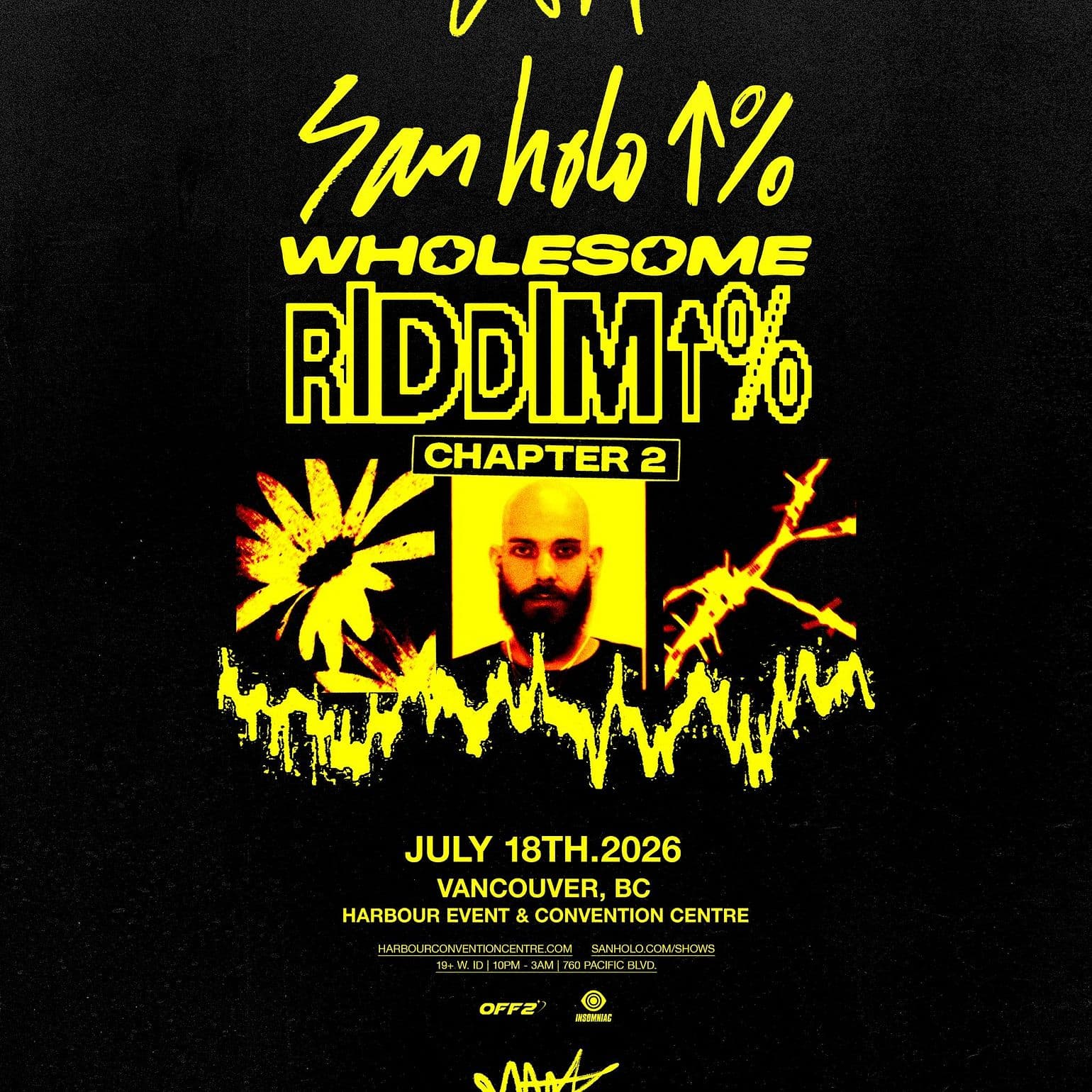 San Holo - Wholesome Riddim Chapter 2 at Harbour Event and Convention Centre