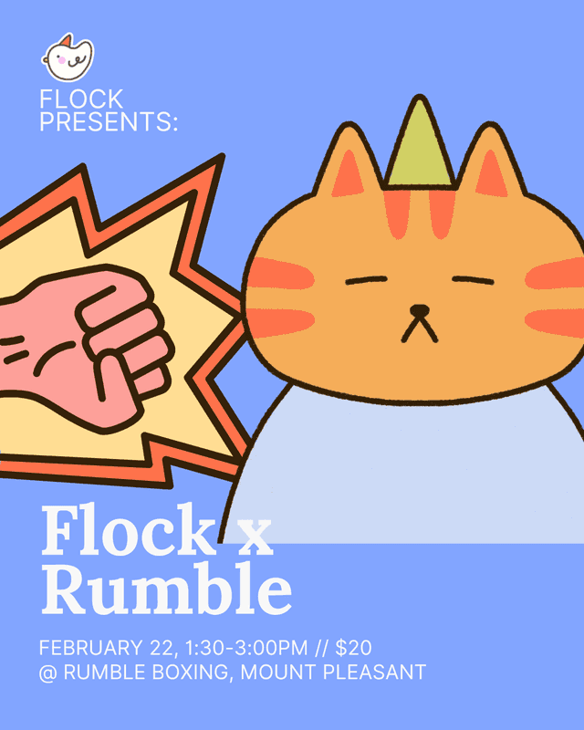 Flock x Rumble Boxing at Rumble Boxing @ Mount Pleasant