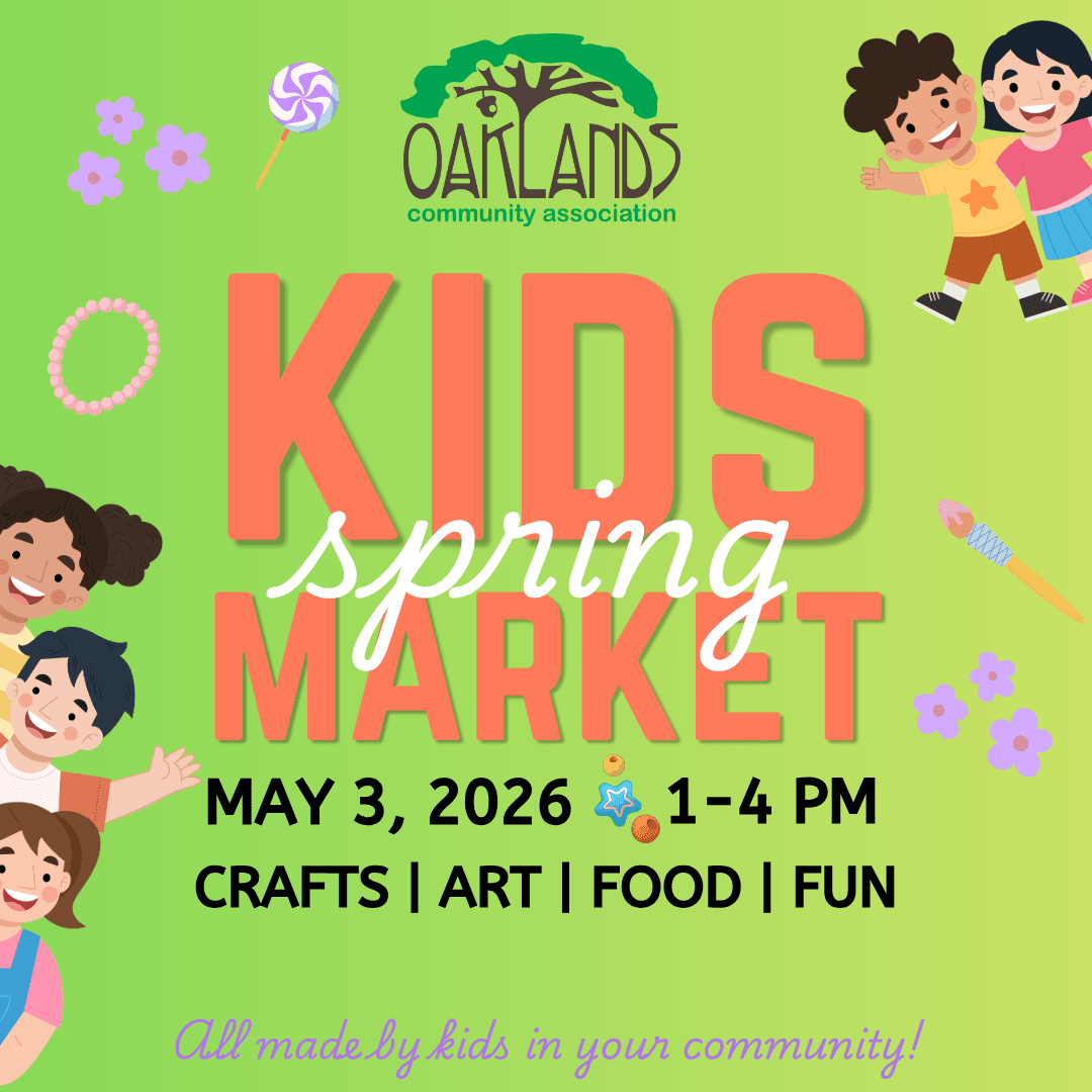 Kids Spring Market at Oaklands Community Centre, 1-2827 Belmont Ave