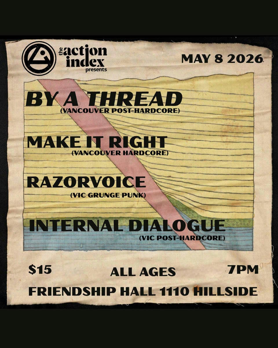 By A Thread, Make It Right, Razorvoice, Internal Dialogue at Friendship Hall