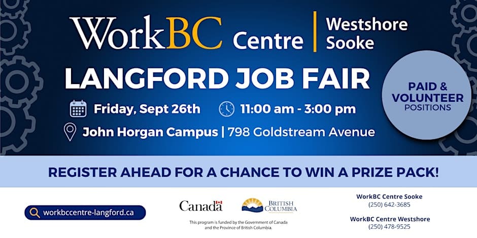 Langford Job Fair at 798 Goldstream Ave