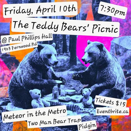 The Teddy Bears picnic at 1923 Fernwood Rd