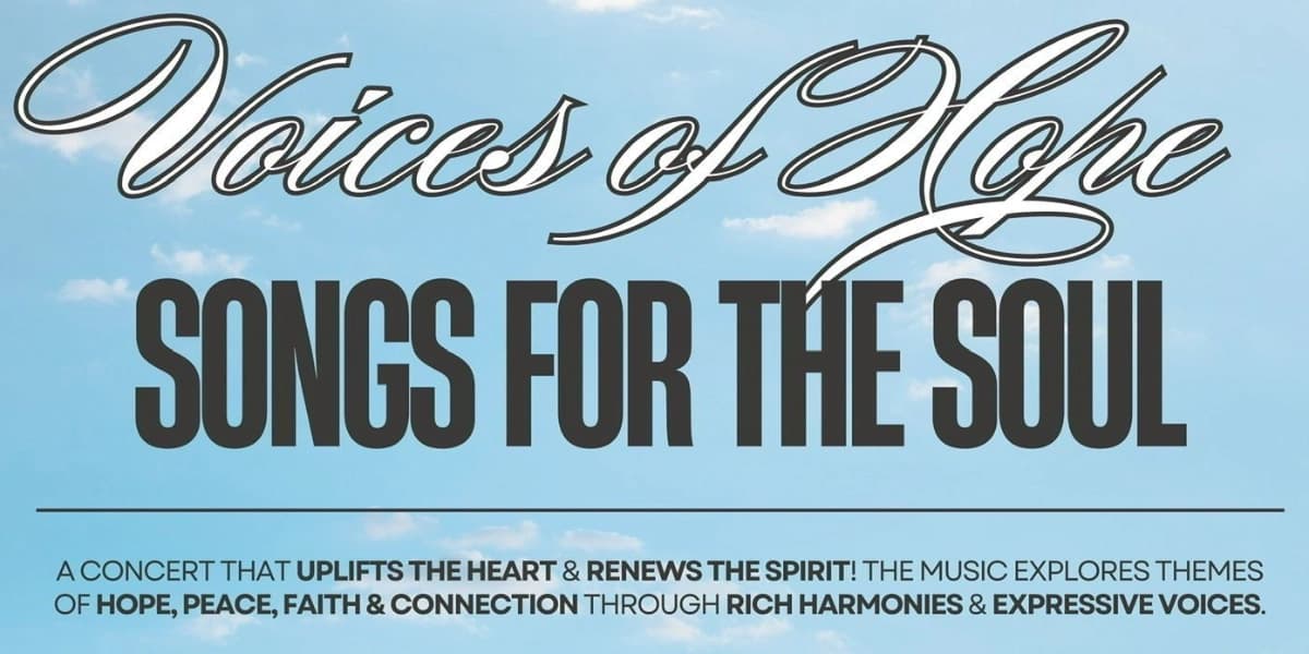 Voices Of Hope: Songs For The Soul (Sunday) at St Patrick Catholic Church
2881 Main St