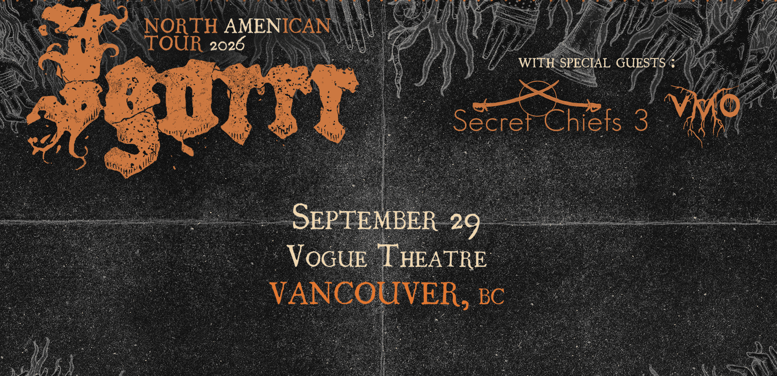 Mrg Live presents: Igorrr - North American Tour 2026 (Vancouver) at Vogue Theatre
