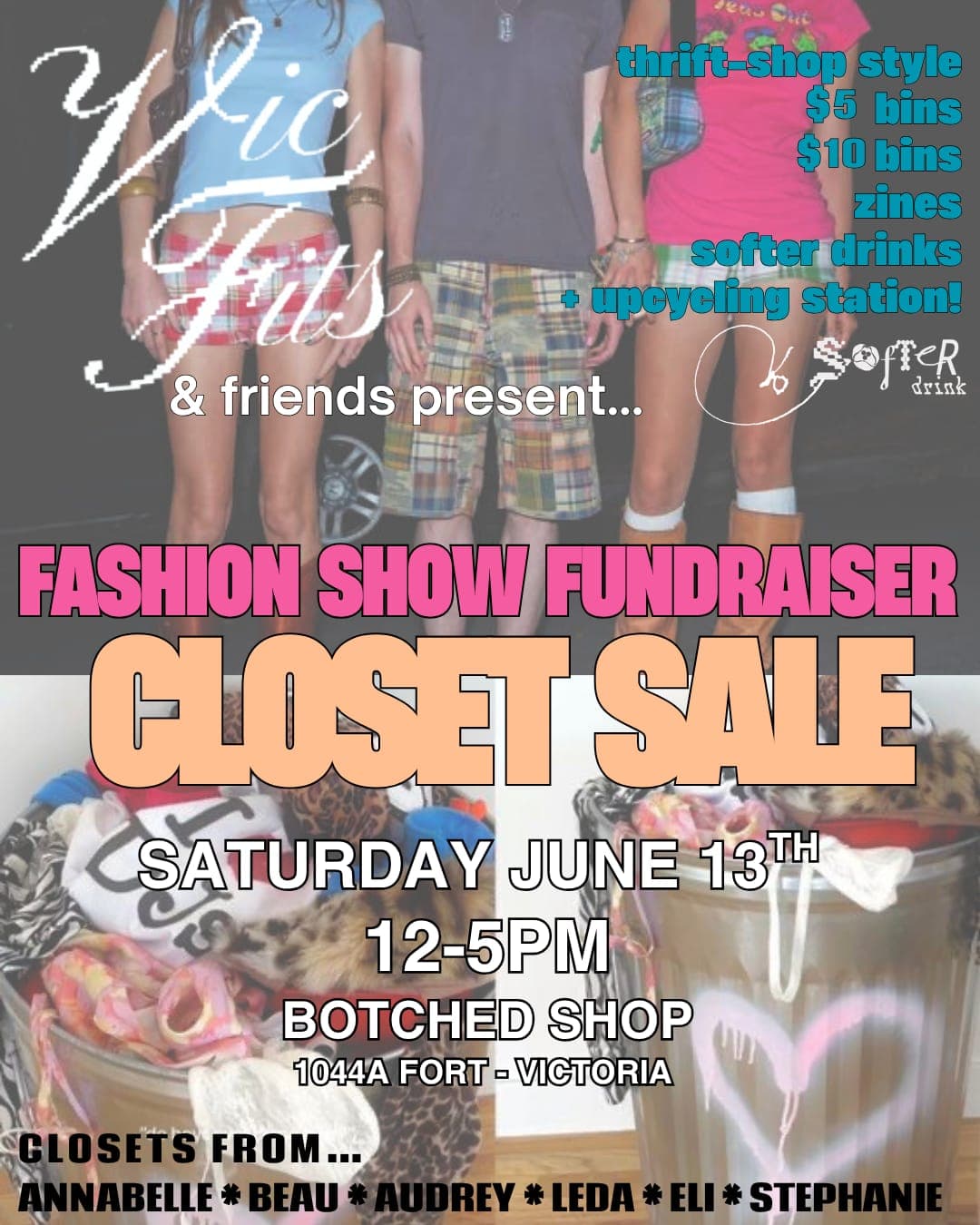 Closet Sale & Fashion Show Fundraiser — Arts & Creative in Victoria