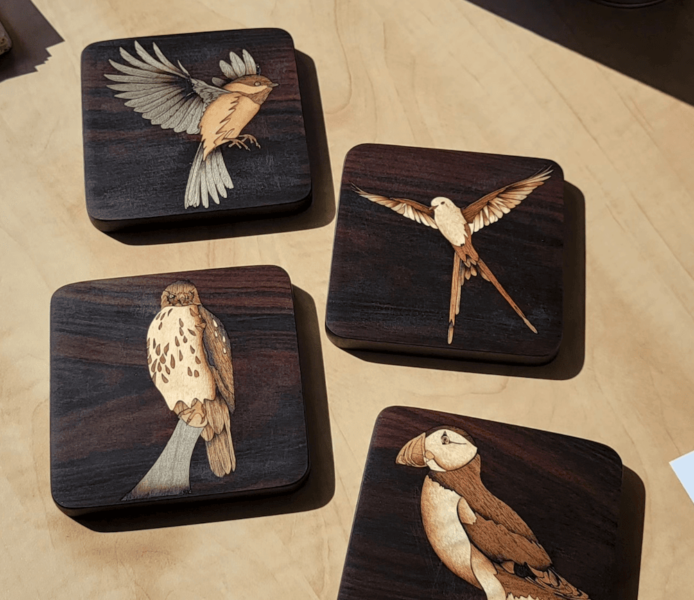 Laser Marquetry — Wood Inlay with the Laser Cutter at MakeSpace FabLab