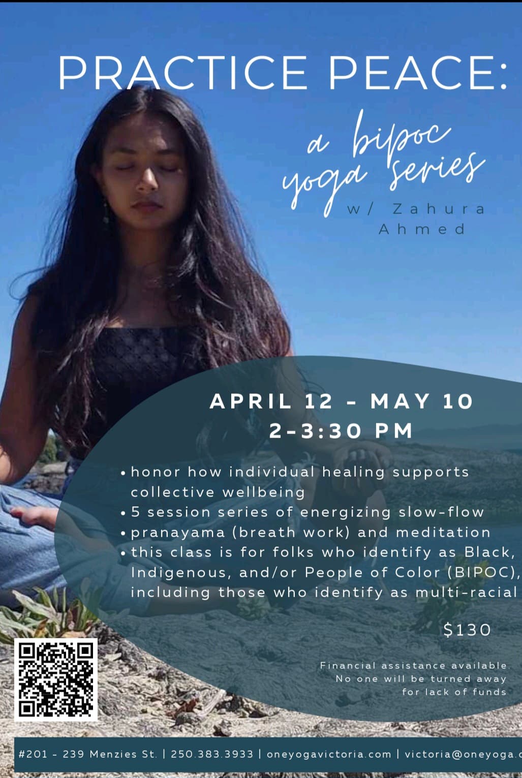 Practice Peace: a BIPOC Yoga Series at One Yoga Victoria