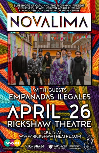 Novalima at BlueShore at CapU & The Rickshaw