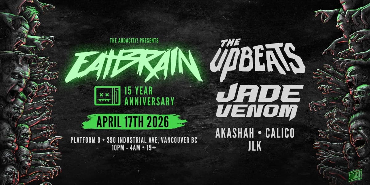 The Audacity! Presents The Upbeats & Jade Venom at 390 Industrial Ave