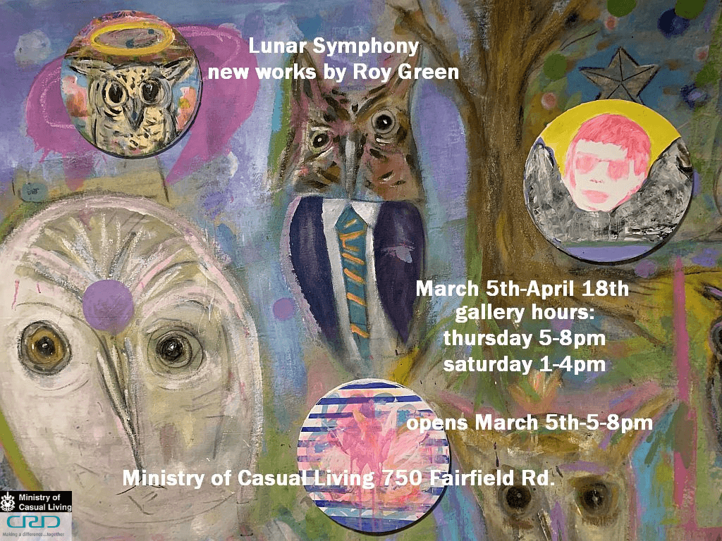 "Lunar Symphony": A Solo Exhibition by Roy Green at 750 Fairfield Rd.
