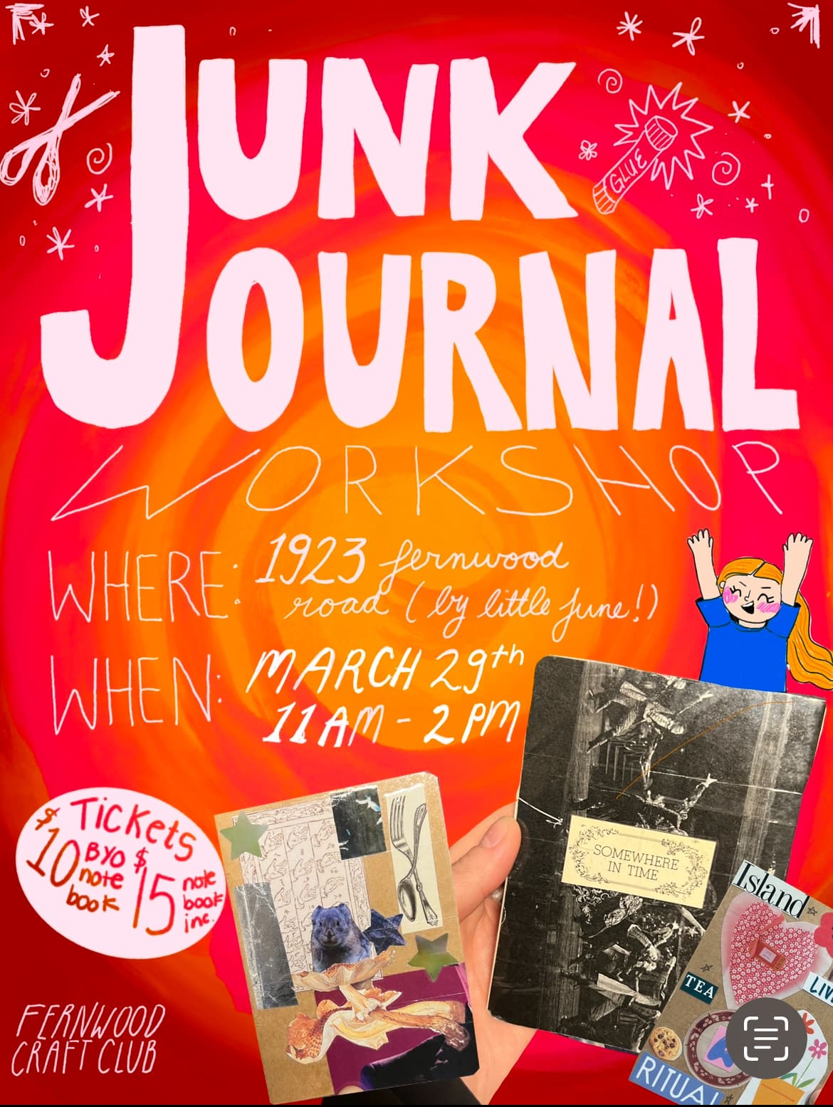 Junk Journalling Workshop — Arts & Creative in Victoria