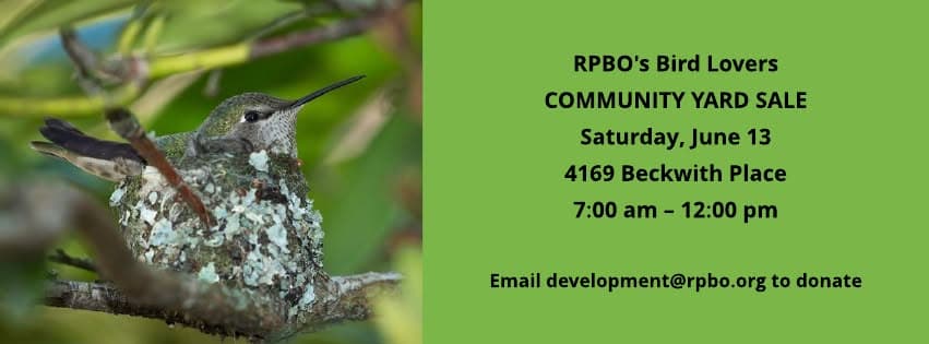 RPBO's Bird Lovers Community Yard Sale — Community Events in Victoria