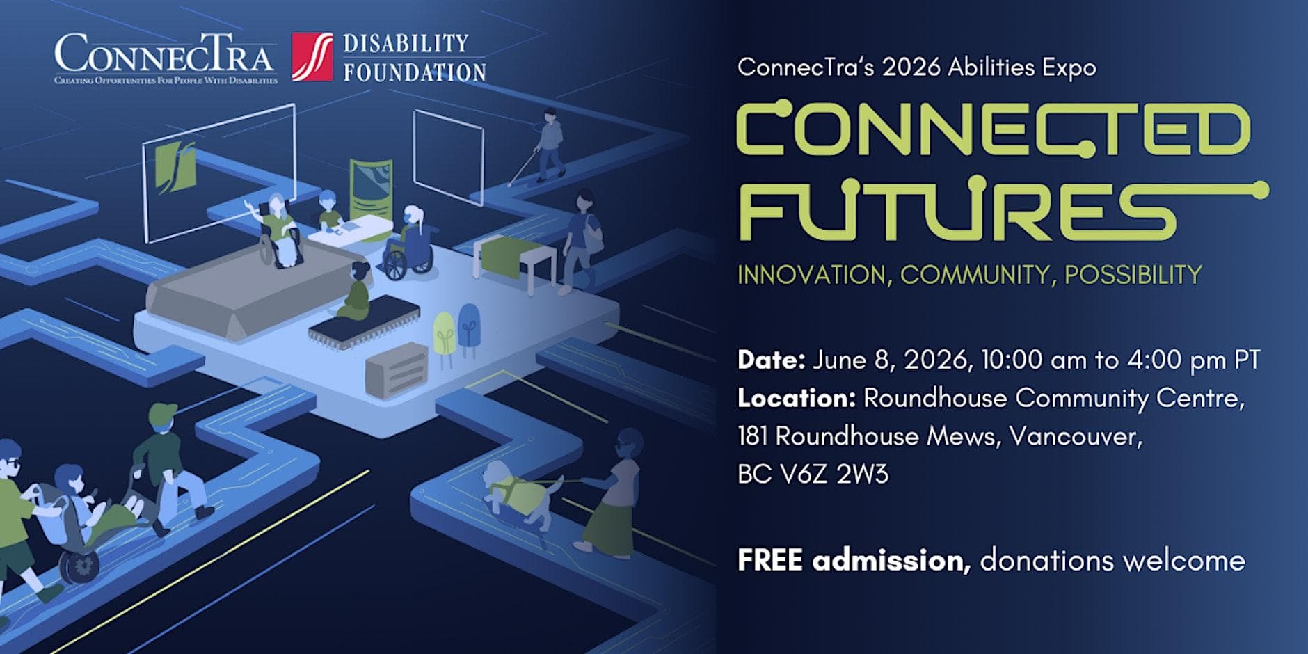 Connectra Society's 2026 Abilities Expo: Connected Futures — Community Events in Vancouver