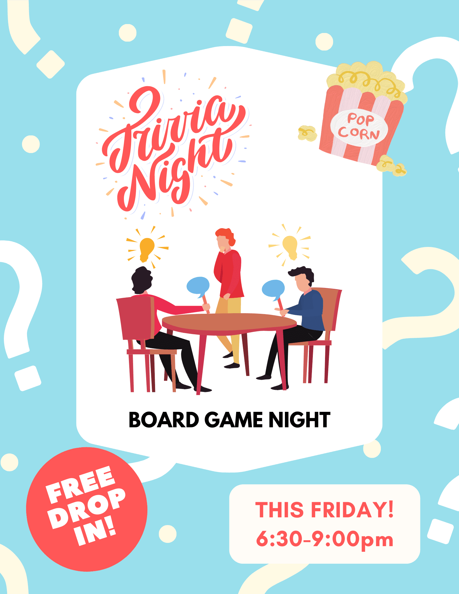 Trivia & Board Game Day at Vic West Community Center (521 Craigflower Rd)