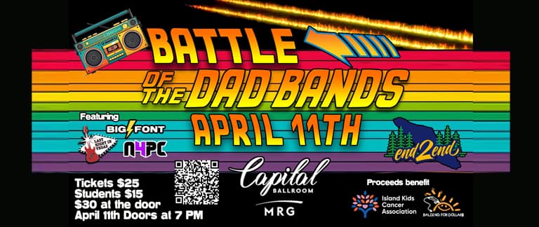 Battle of the Dad Bands at Capital Ballroom 858 Yates St, Victoria, BC