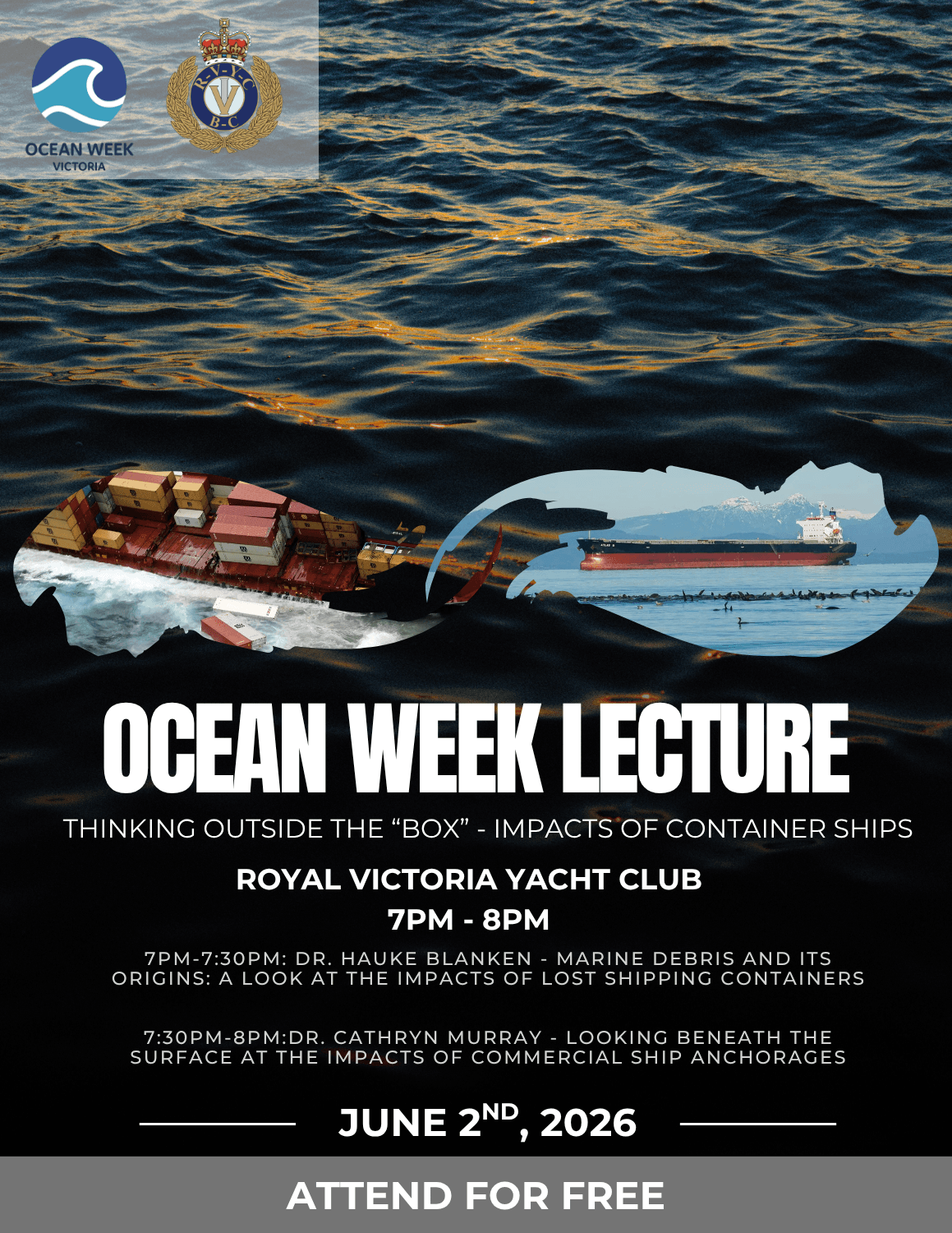 Thinking Outside the “Box” - Impacts of Container Ships Presentation at Royal Victoria Yacht Club