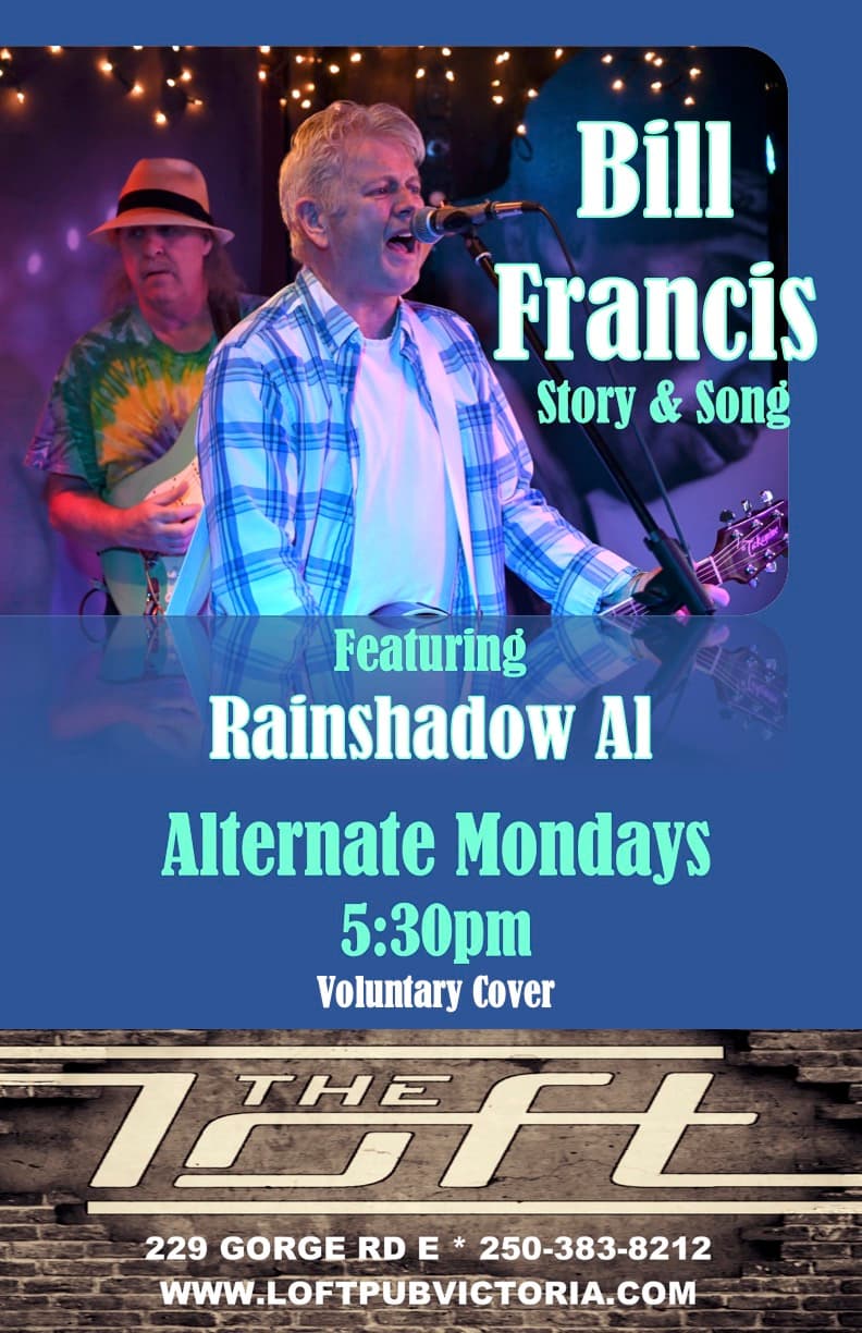 Bill Francis – Story & Song at The Loft Pub