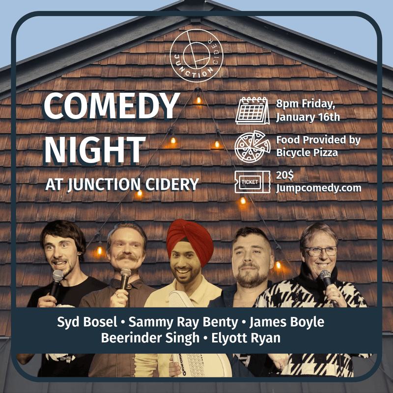 Comedy Night at Junction Cidery at Junction Orchard & Cidery