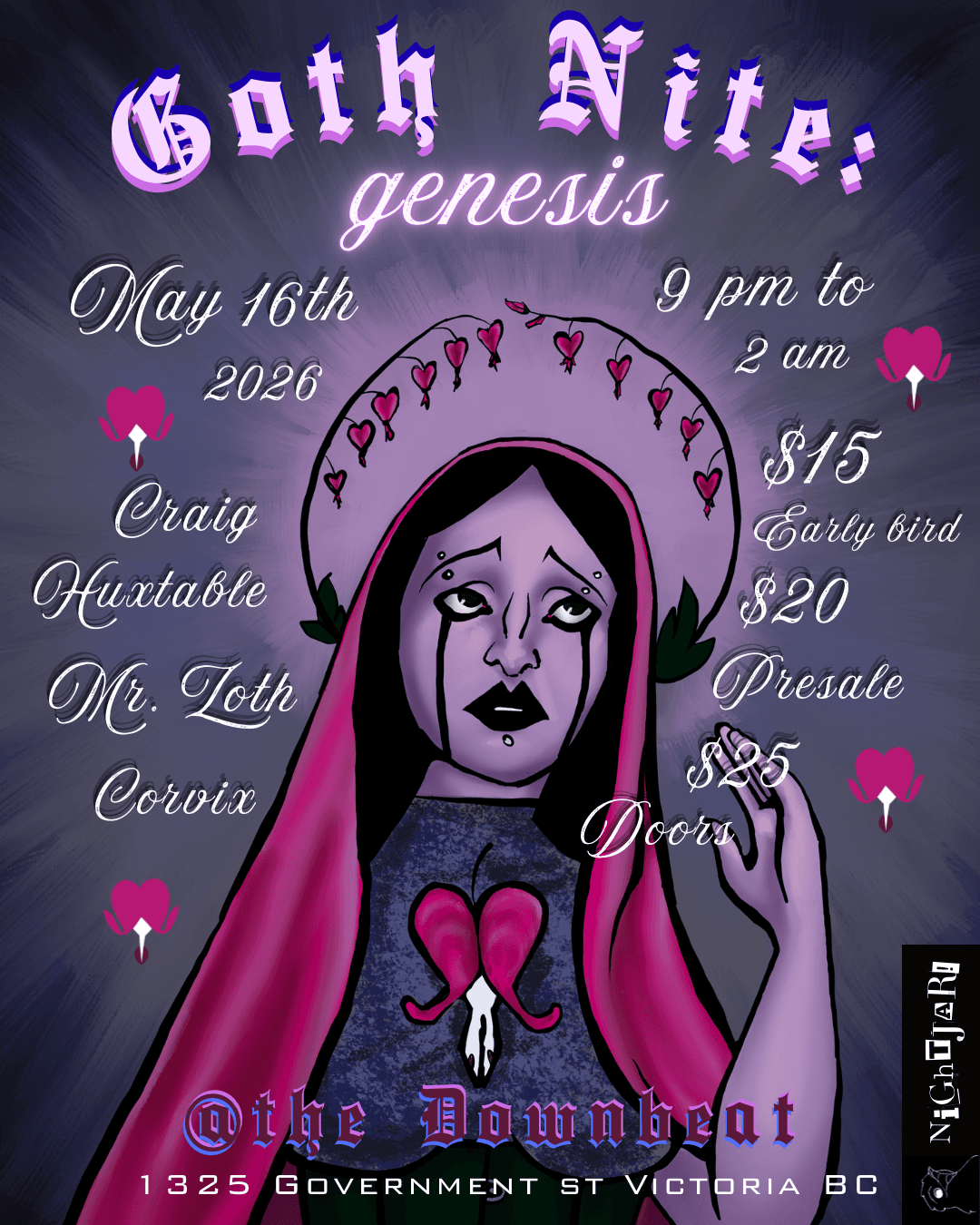 Goth Nite: Genesis at The Downbeat
