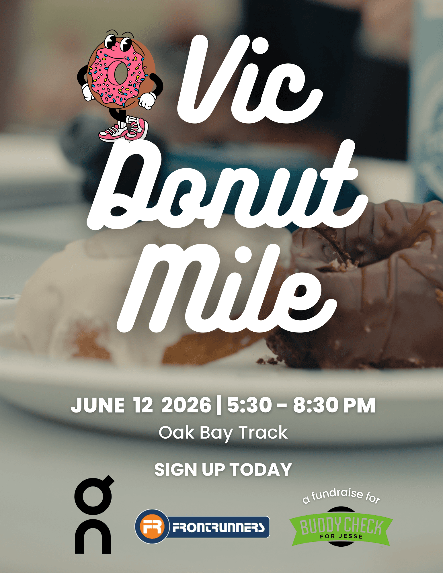 Vic Donut Mile at Oak bay Track