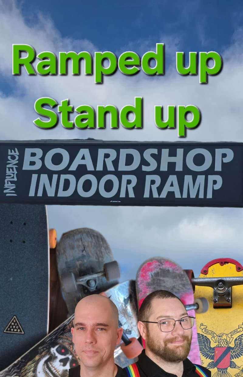 Ramped Up Stand Up at Influence Board Shop