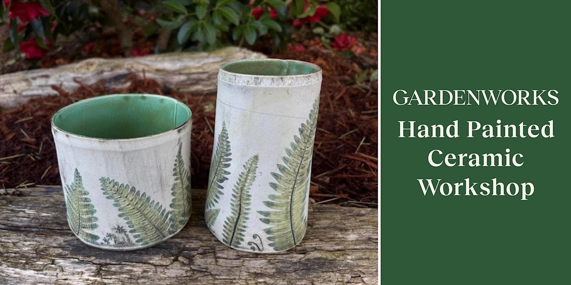 Hand Painted Ceramic Workshop at Gardenworks Saanich