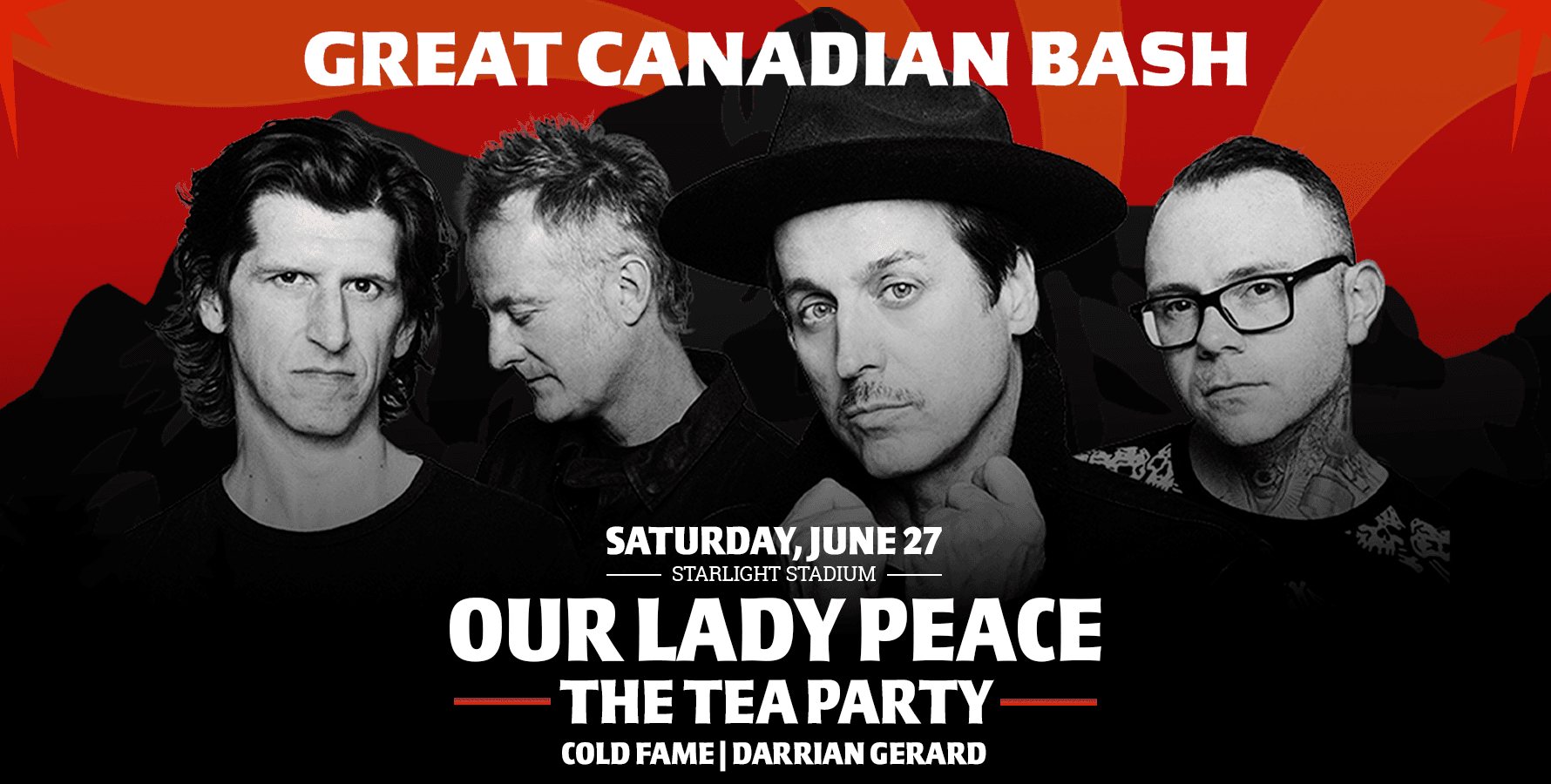 Great Canadian Bash: Our Lady Peace + The Tea Party at Starlight Stadium, Langford, BC