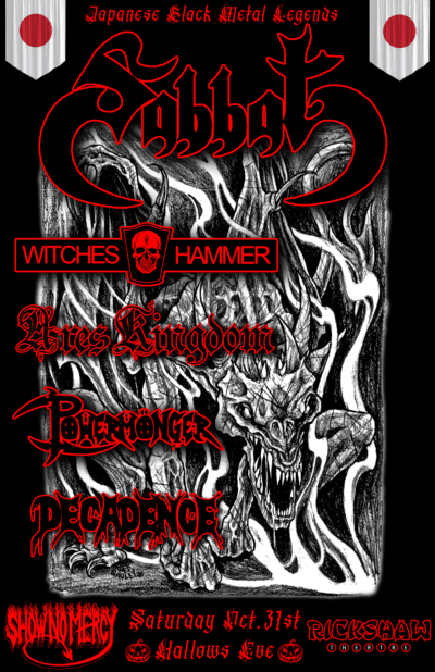 SABBAT (JAPAN) at The Rickshaw Theatre