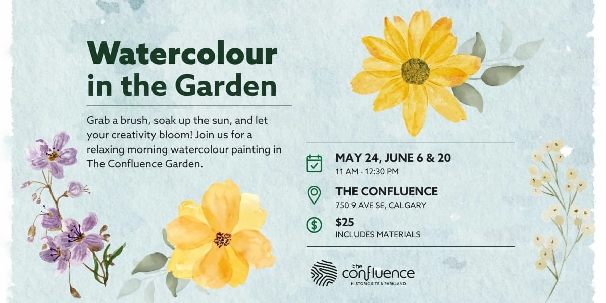 Watercolour In The Garden — Learning & Workshops in Calgary