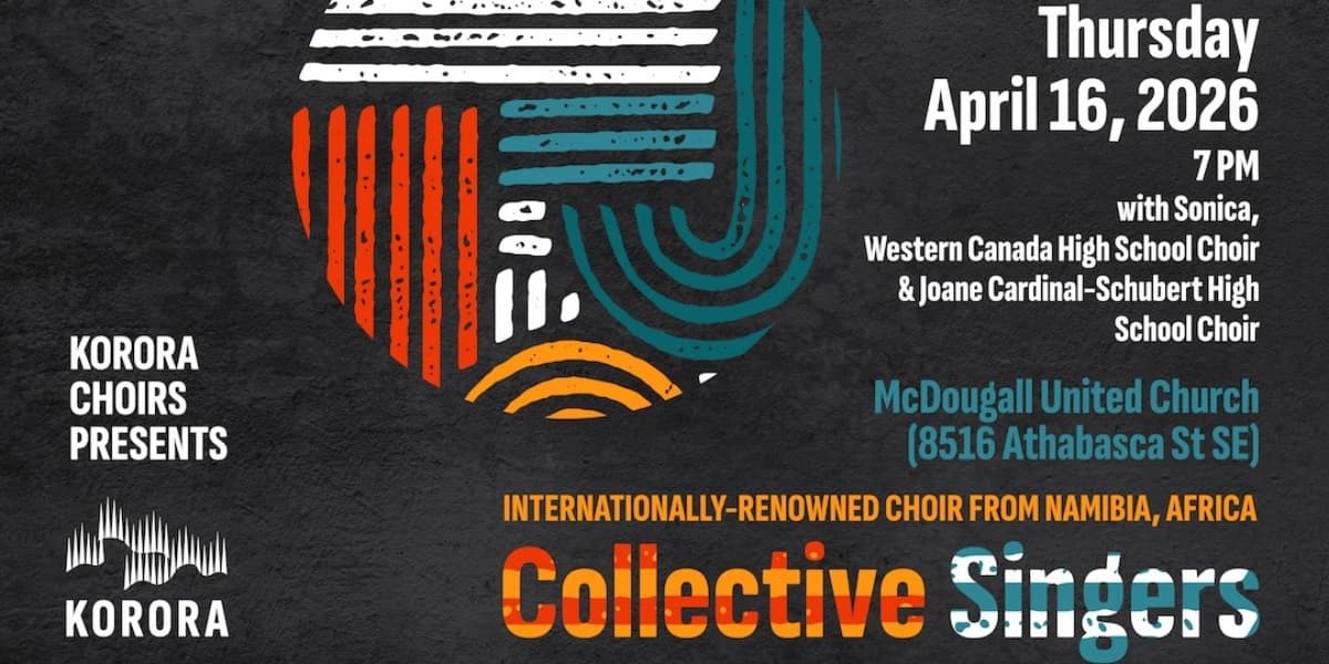 Collective Singers From Namibia - 7pm Calgary Concert at McDougall United Church