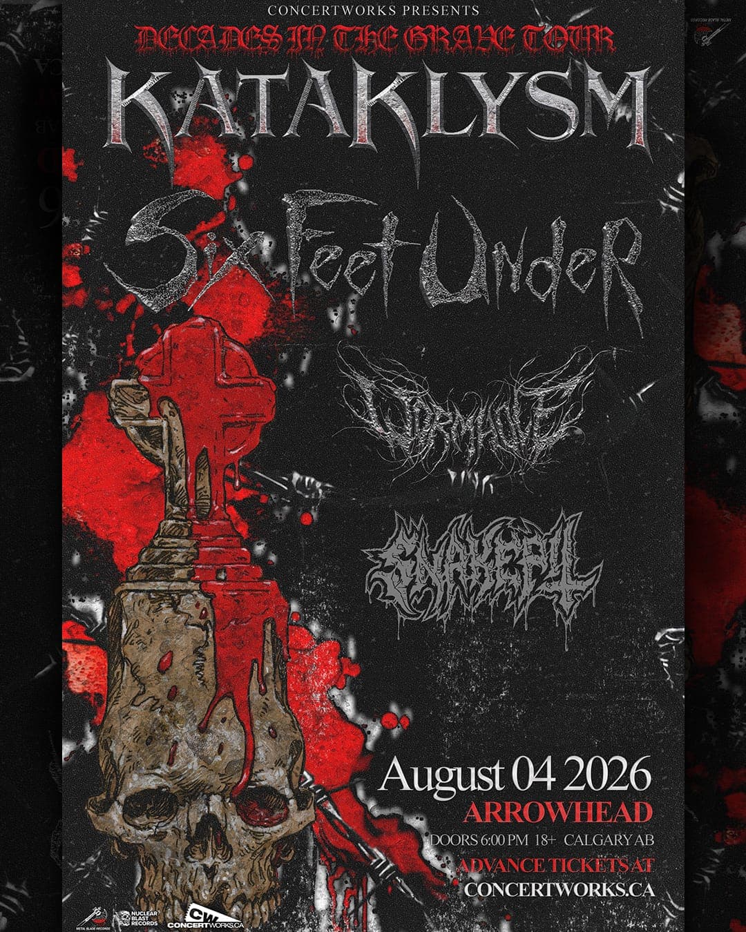 Kataklysm & Six Feet at The Arrowhead